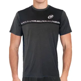 Camiseta Bullpadel Rebel Antracita Bicolor | Bullpadel