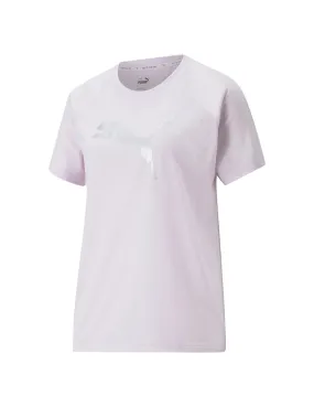 Camiseta Mujer Puma Evostripe Lila