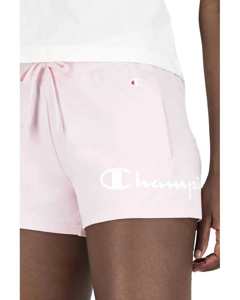 Short champion rosa basic logo women short