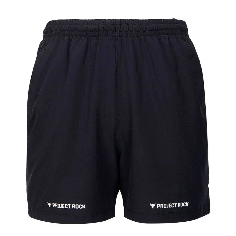 Short Corto Under Armour para Hombre Project Rock Ultimate 5in Short Negro