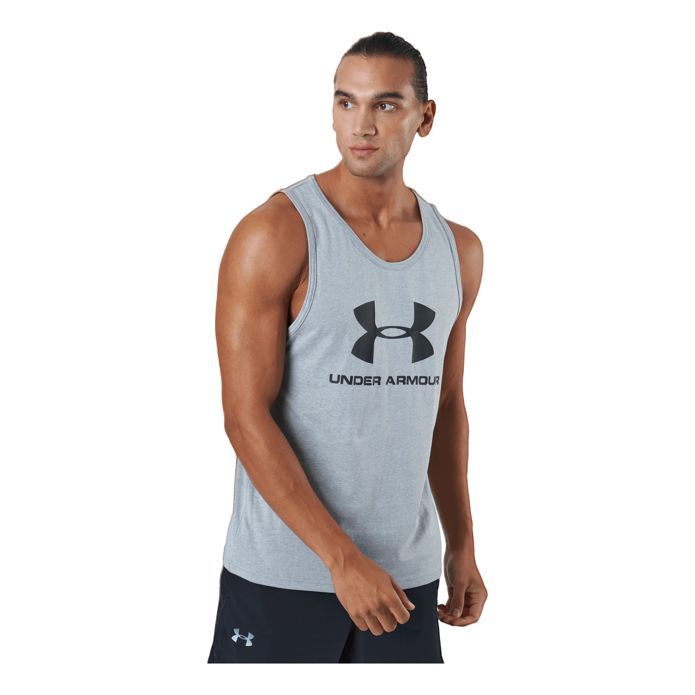 Under Armour Ua Sportstyle Logo Tank Steel Light Heather