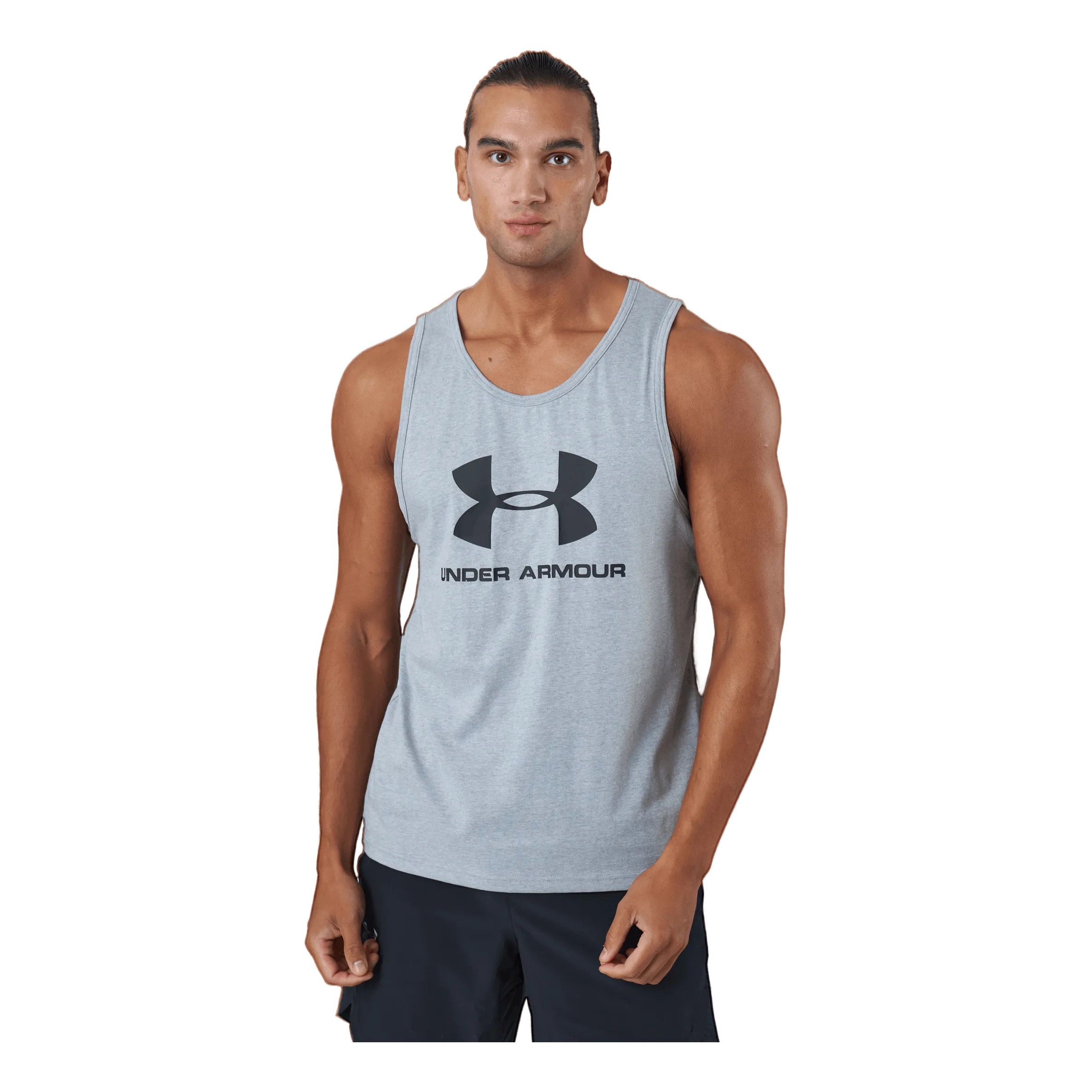 Under Armour Ua Sportstyle Logo Tank Steel Light Heather