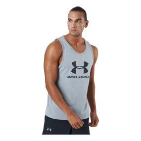 Under Armour Ua Sportstyle Logo Tank Steel Light Heather